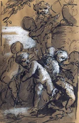 Progetto per un monumento per Massimiliano II. Emanuele